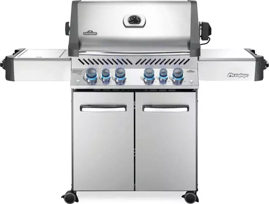 BARBACOA DE GAS NAPOLEON PRESTIGE 500 GAS NATURAL - INOX