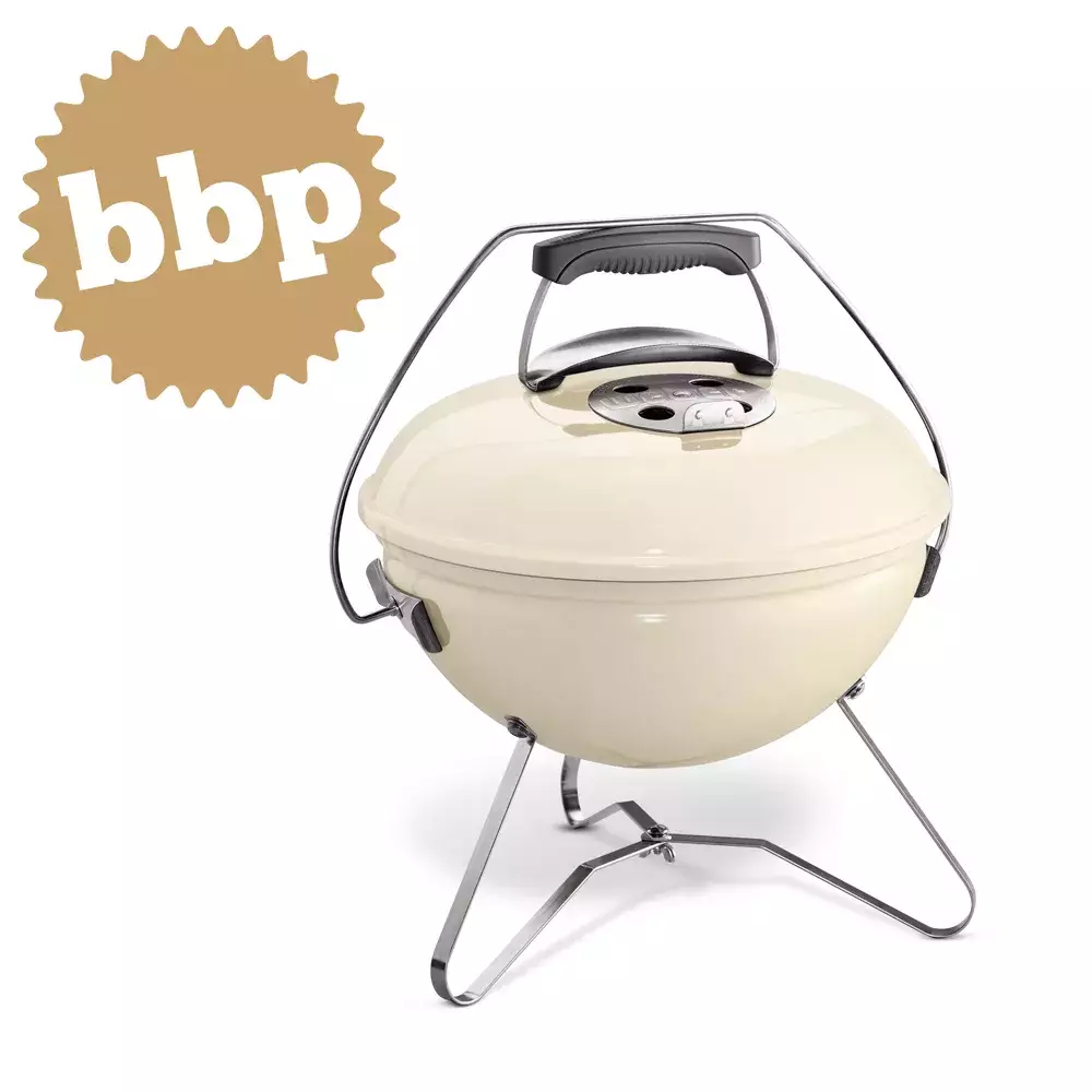 barbacoa weber carbon smokey joe premium 37 cm blanco