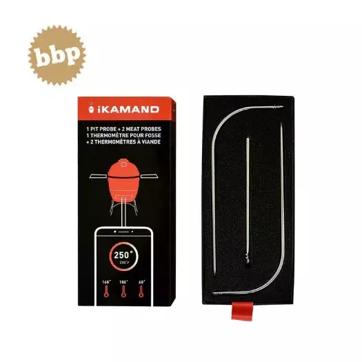 Pack IKamand de 1 sonda para parrilla y 2 sondas para carne para barbacoa Kamado Joe